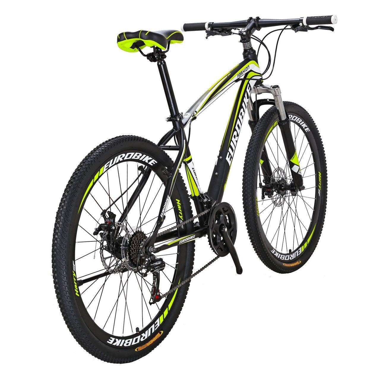 27.5" Mountain Bike Shimano 21Speed Mens Bikes Adult Bicycle Yellow