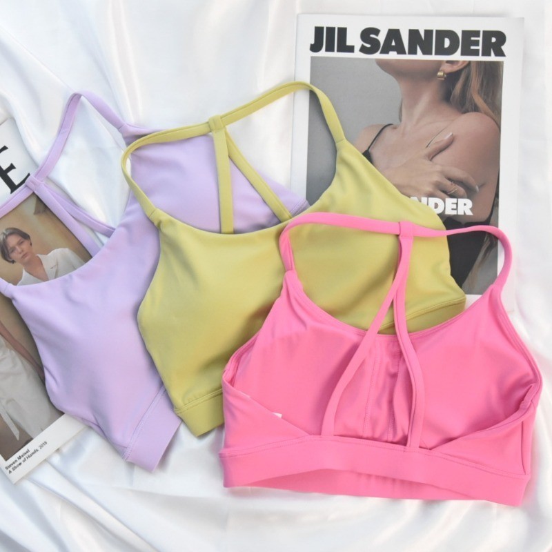 【YOGATRUTH】สปอร์ตบรา สายคล้องไหล่ แบบบาง สวยงาม สําหรับเล่นโยคะ